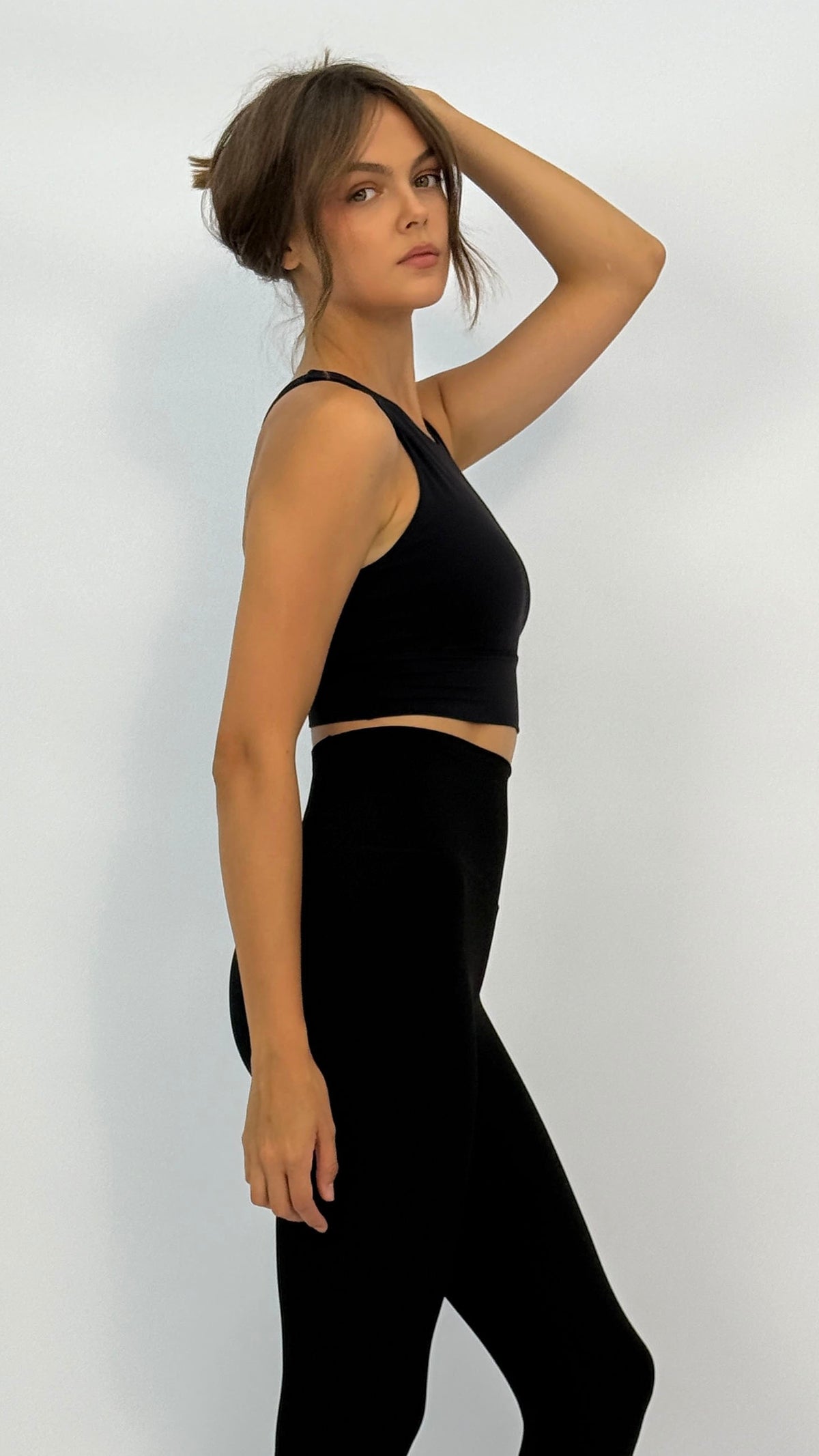 Black Crisscross-Back Sports Bra