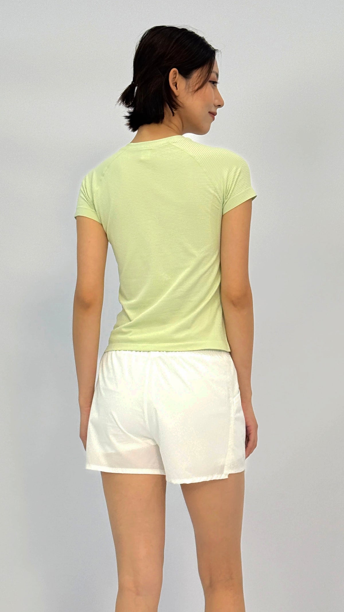 Polly Lime Green Short Sleeve Top