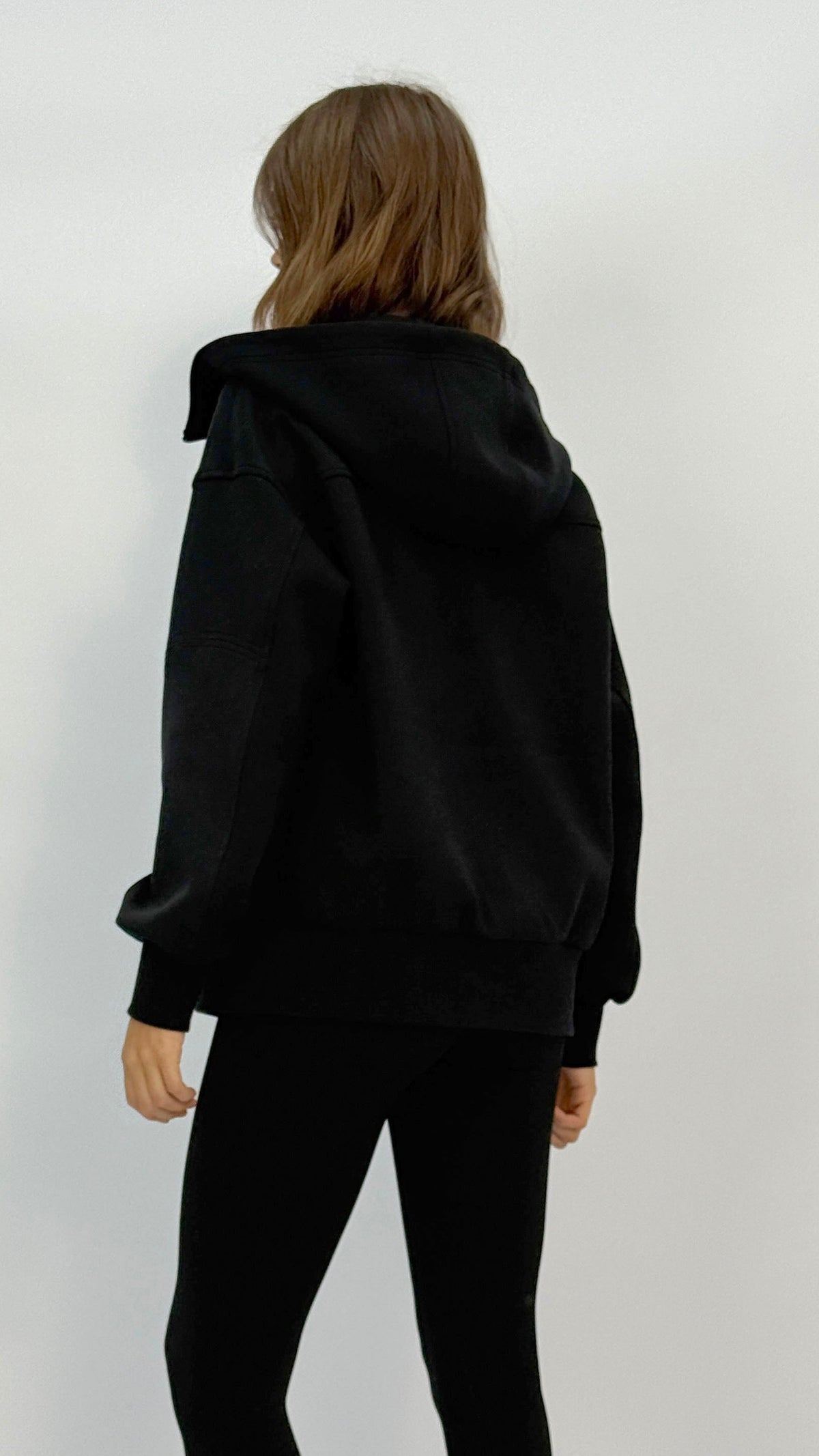 Mandy Full Length Front Zip Hoodie