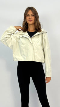 Vera Off-White Water‑Repellent Jacket