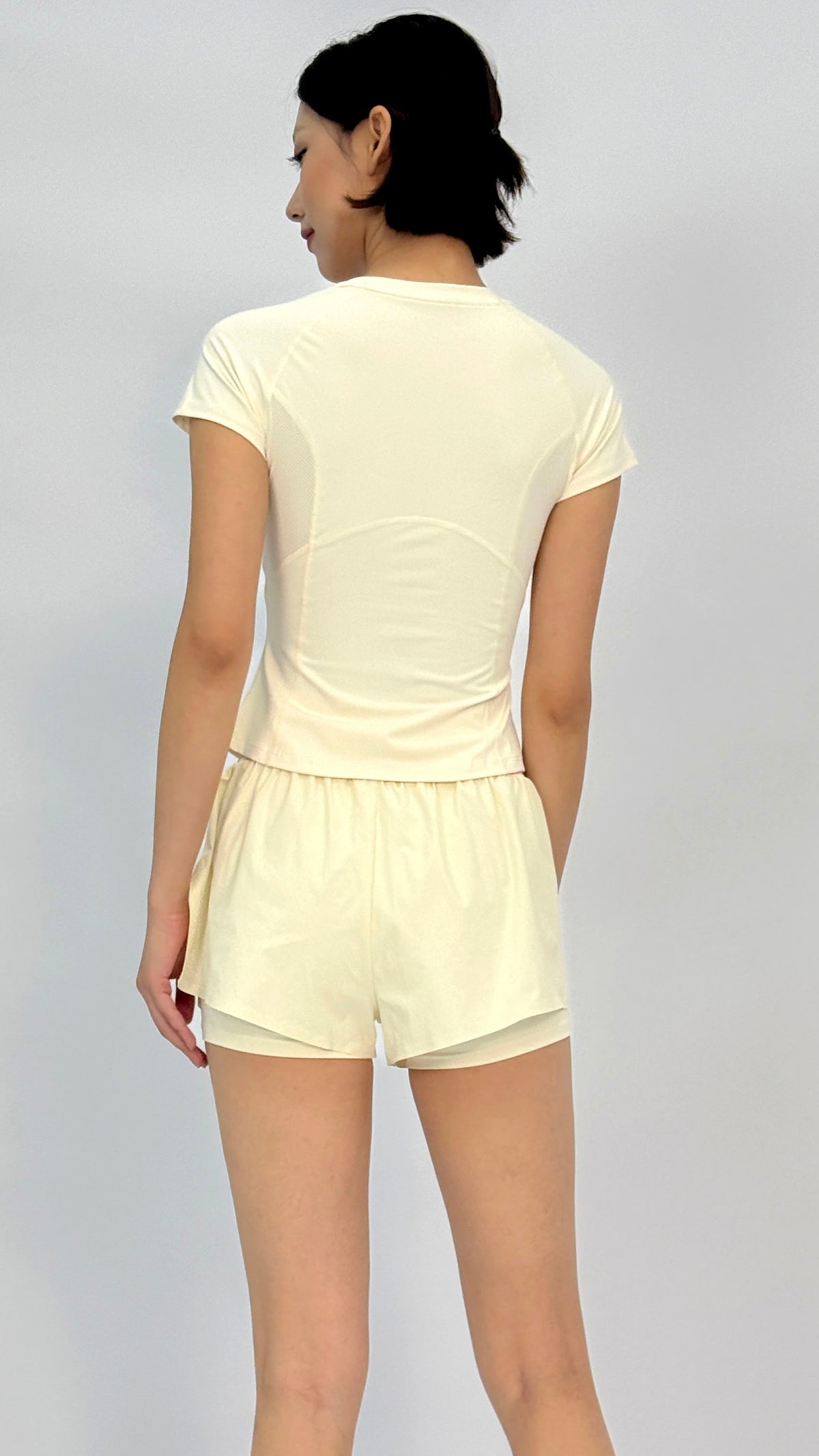Andy Butter Yellow Cropped T-Shirt