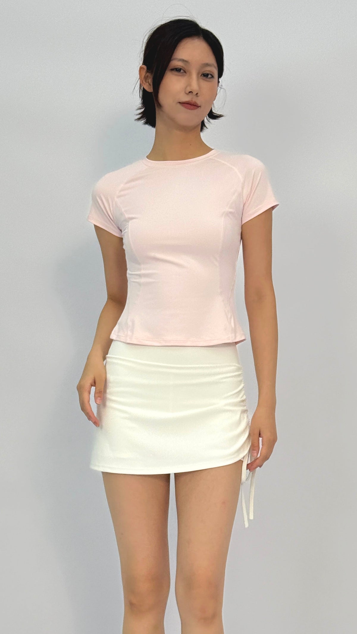 Andy Baby Pink Cropped T-Shirt