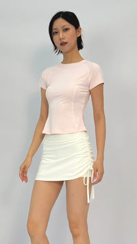 Andy Baby Pink Cropped T-Shirt
