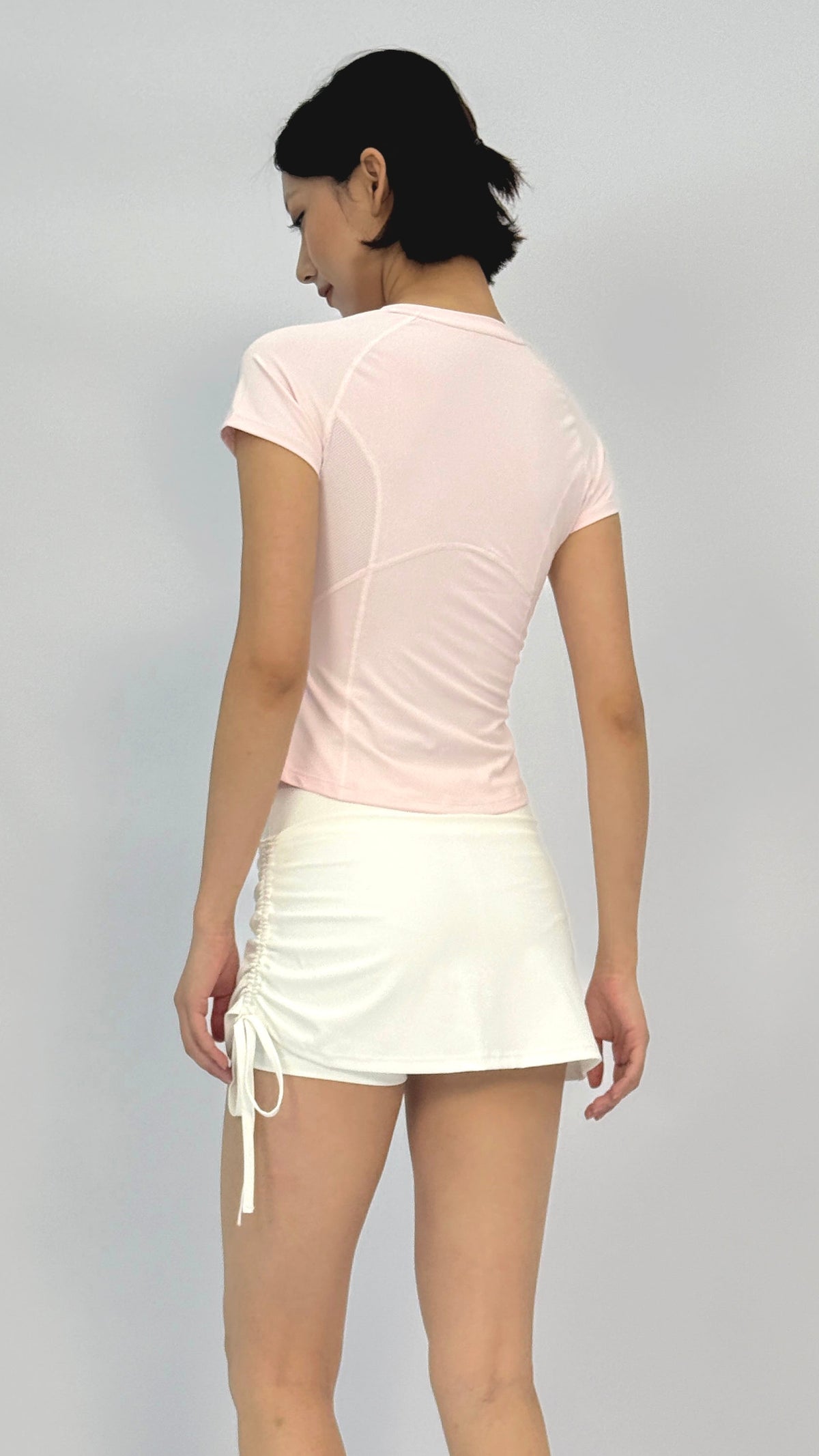Andy Baby Pink Cropped T-Shirt