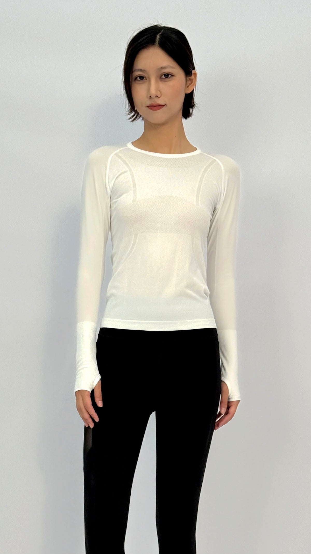 White Sophie Long Sleeve Top