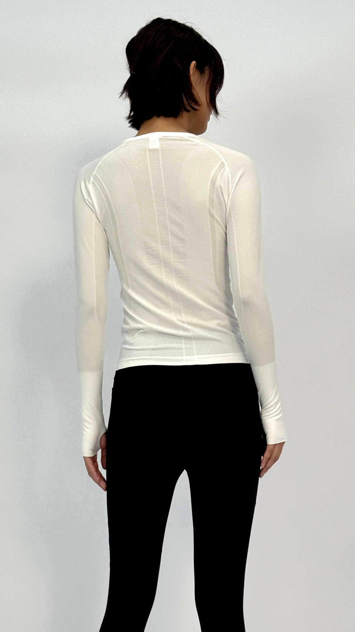 White Sophie Long Sleeve Top
