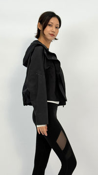 Vera Black Water‑Repellent Jacket