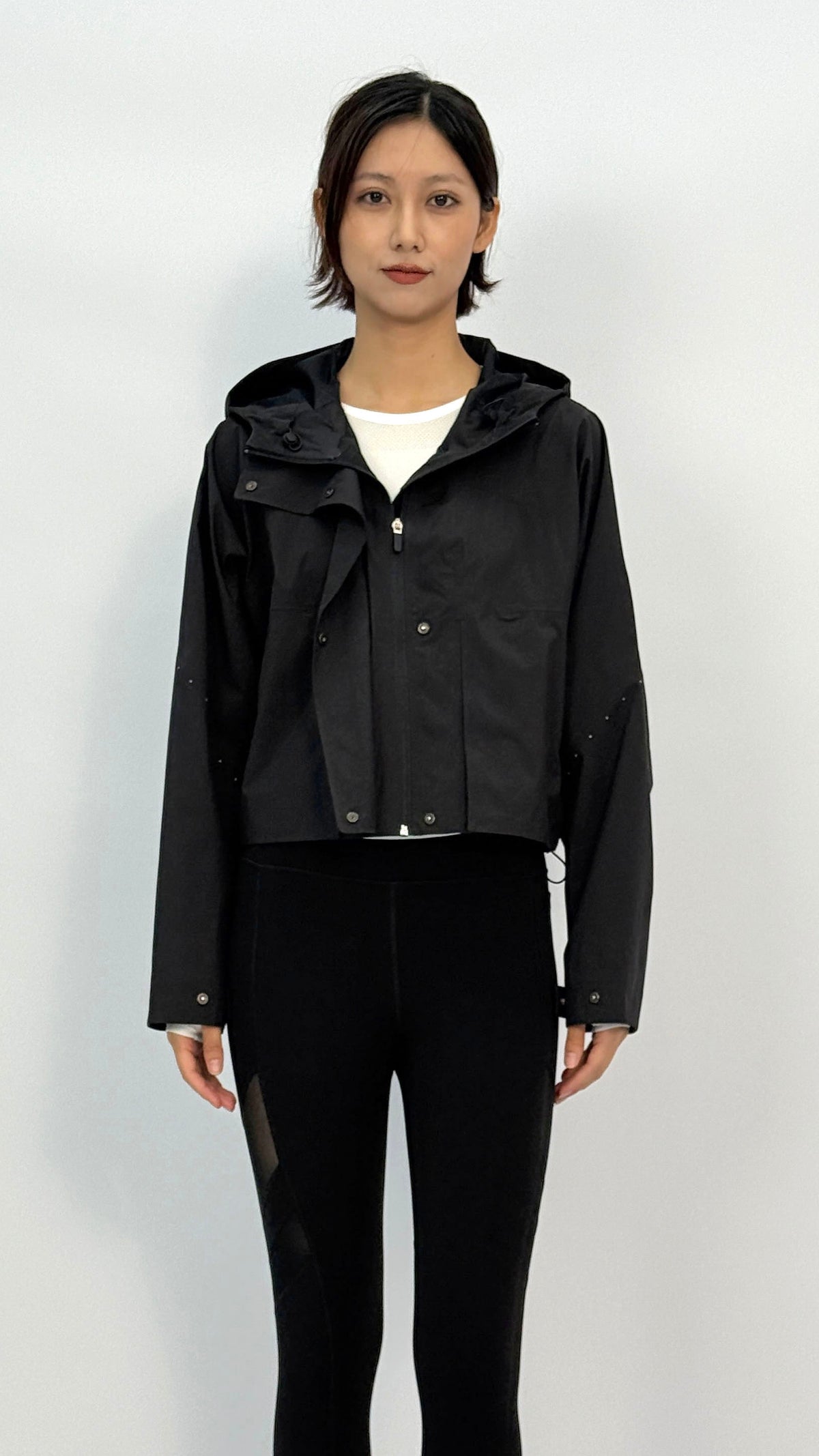 Vera Black Water‑Repellent Jacket