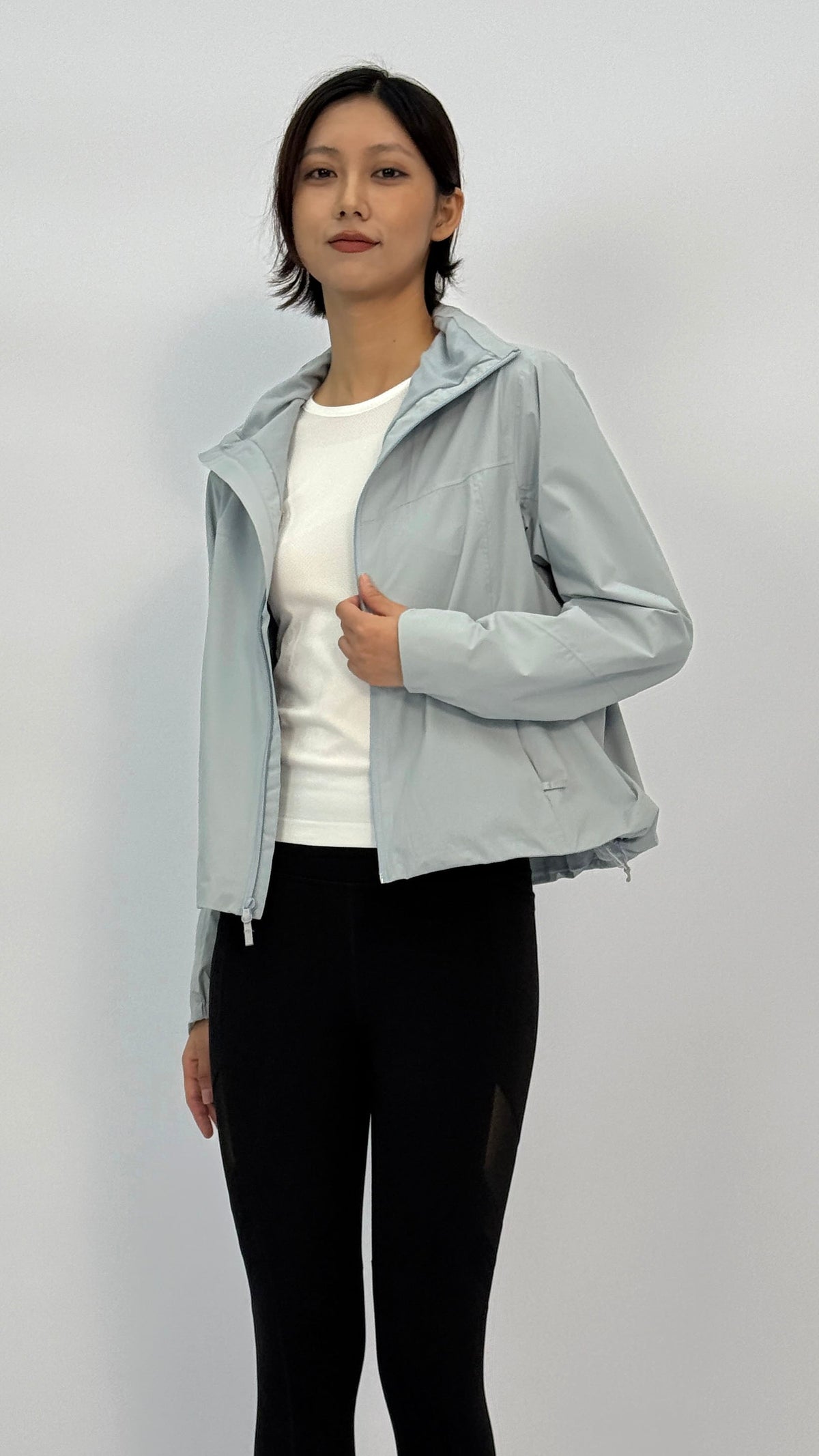 Eleana Cropped Windbreaker Jacket