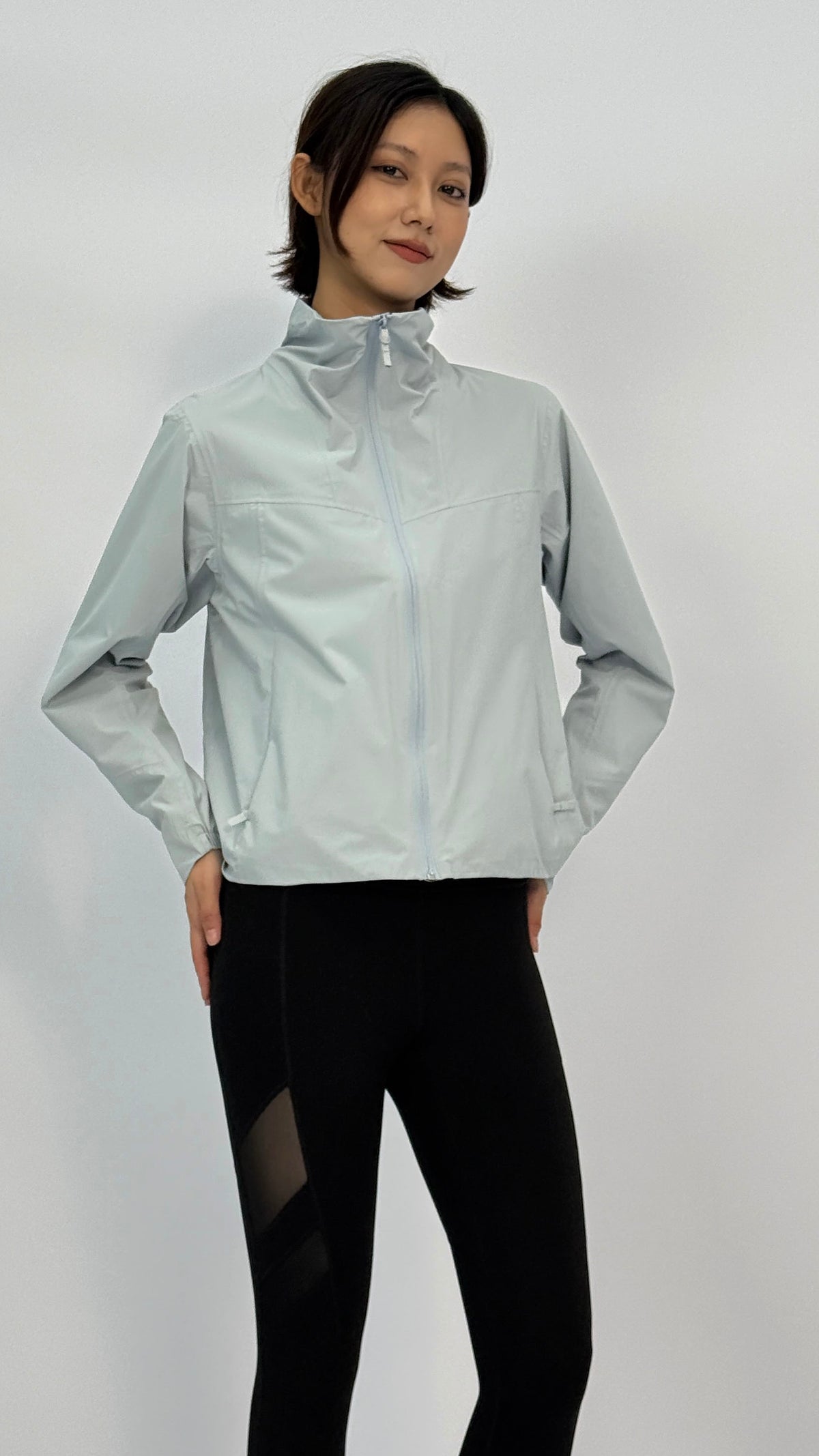 Eleana Cropped Windbreaker Jacket
