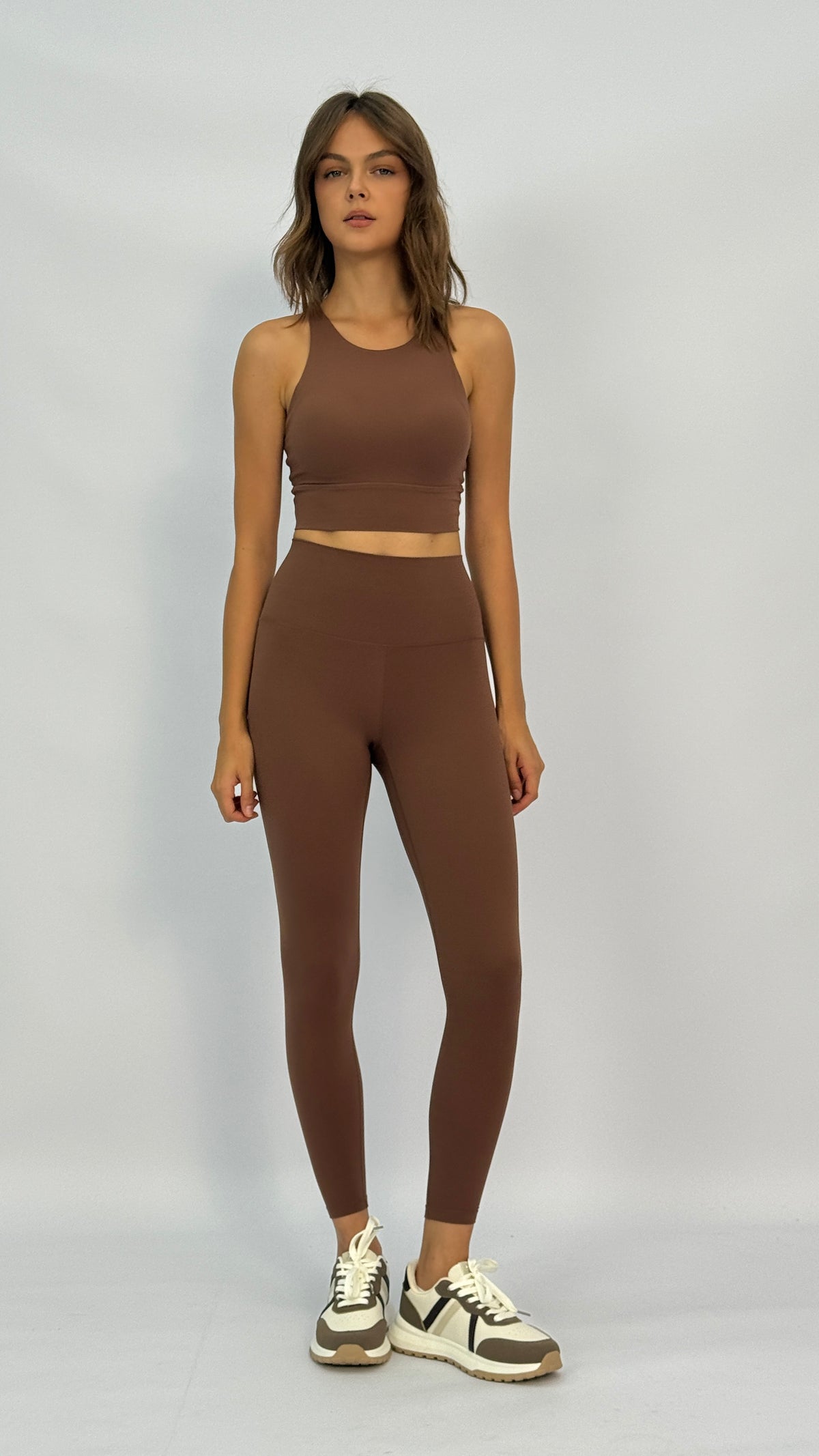 Krista Brown High Waisted Leggings