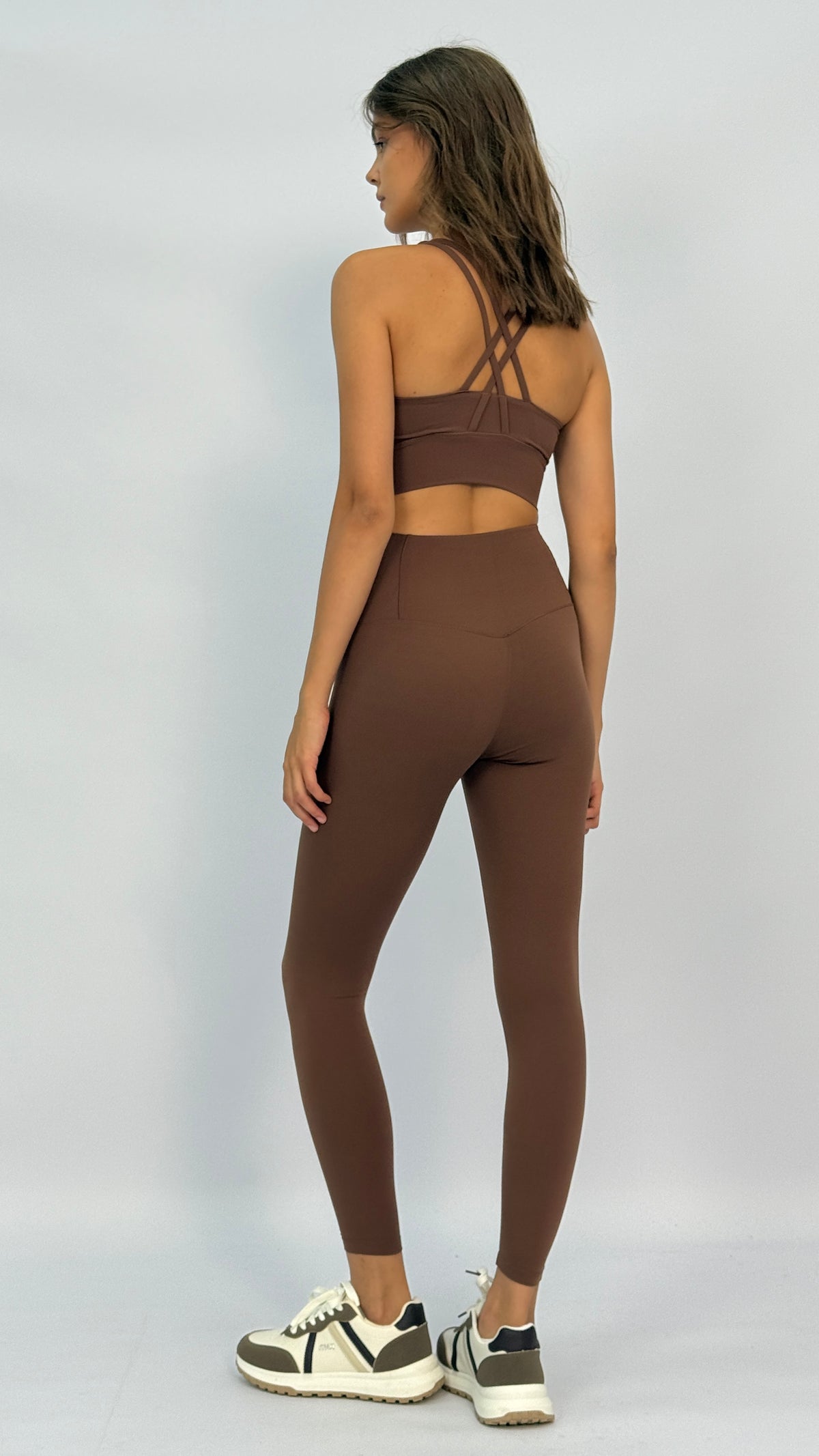 Krista Brown High Waisted Leggings