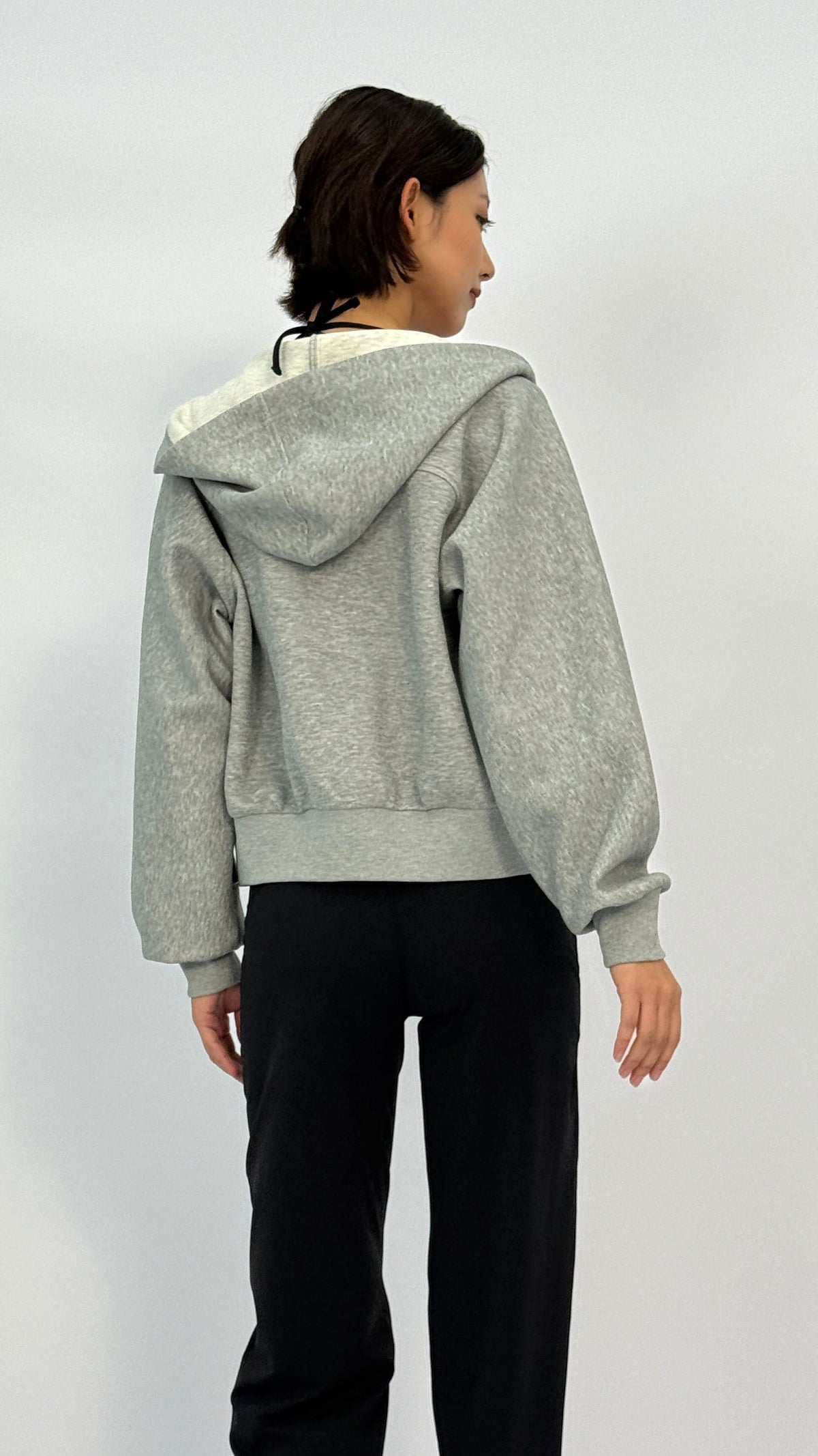 Kimmy Light Heather Grey Zip Hoodie