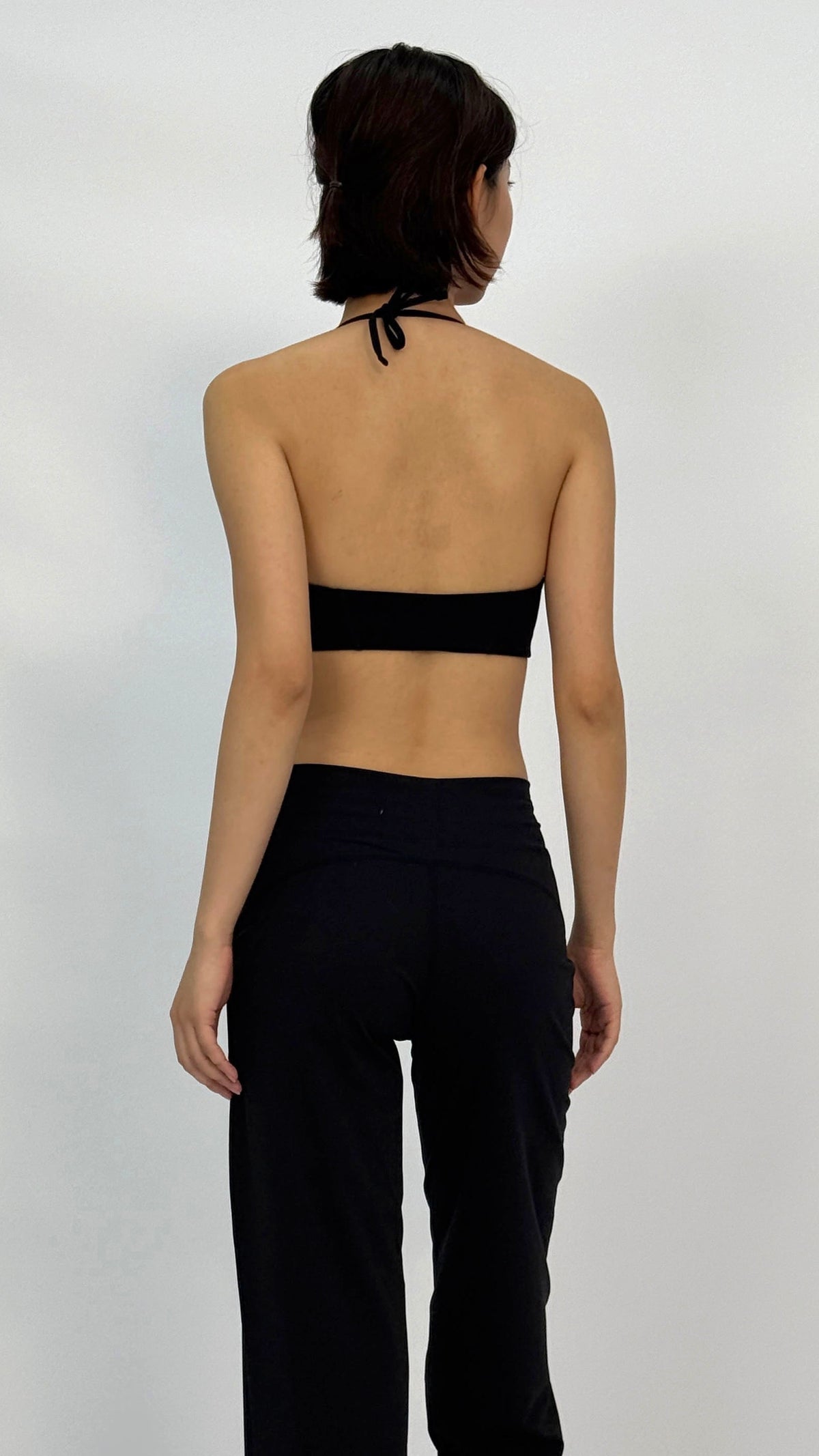 Trixie Black Halter Sports Bra