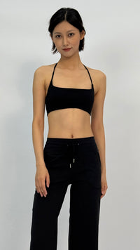 Trixie Black Halter Sports Bra