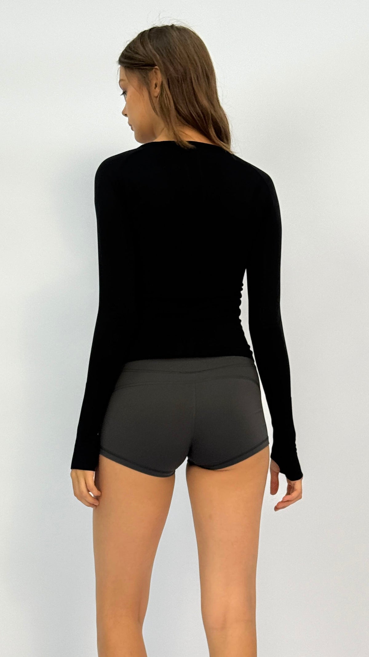 Black Sophie Long Sleeve Top