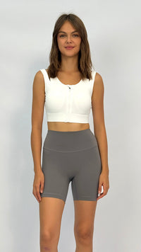 Alex White Crop Top
