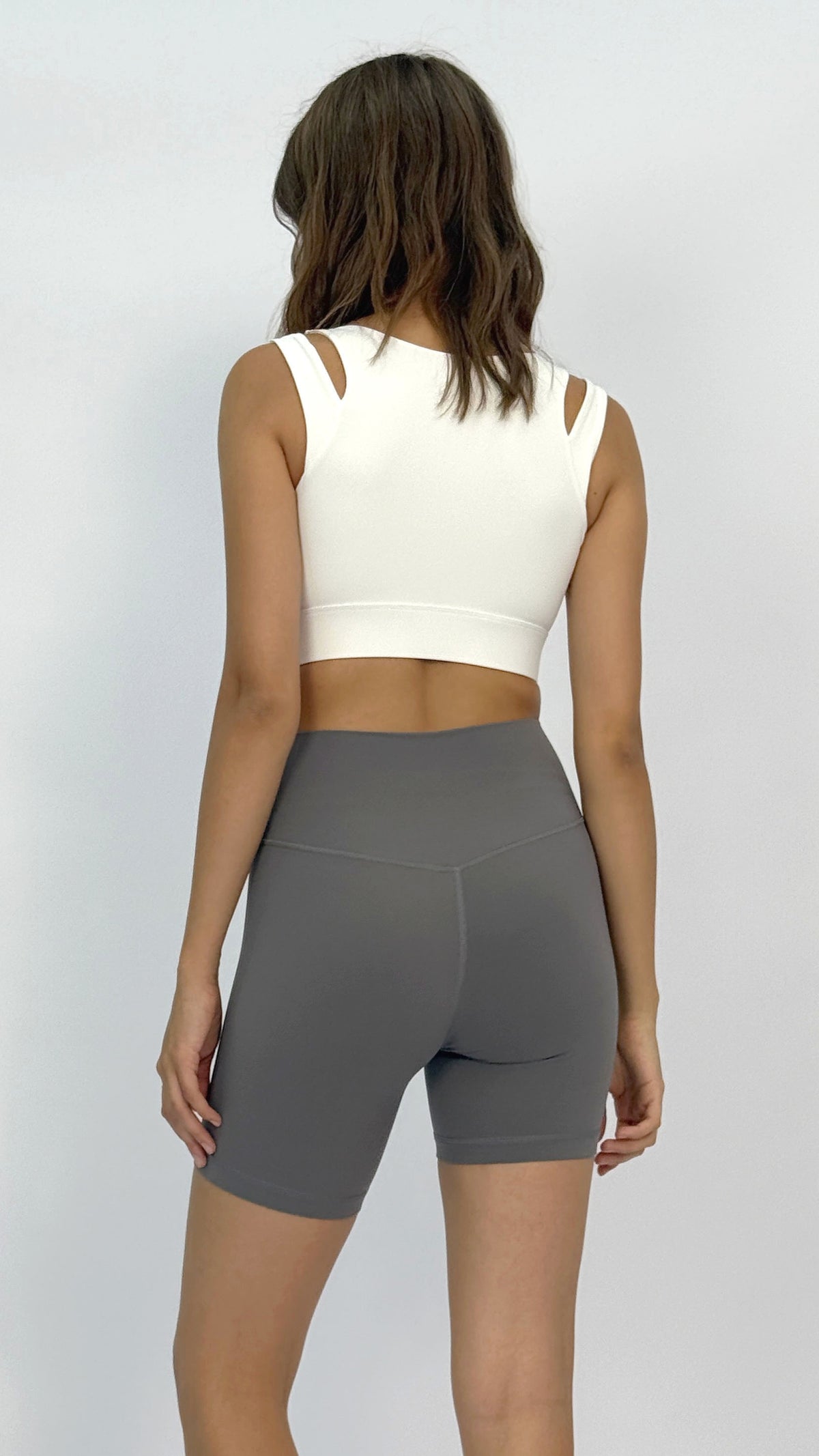 Alex White Crop Top