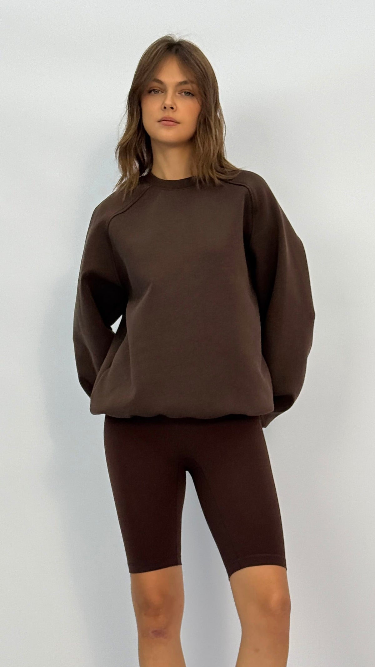 Emory Mocha Crewneck Sweatshirt