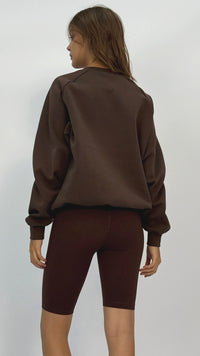 Emory Mocha Crewneck Sweatshirt