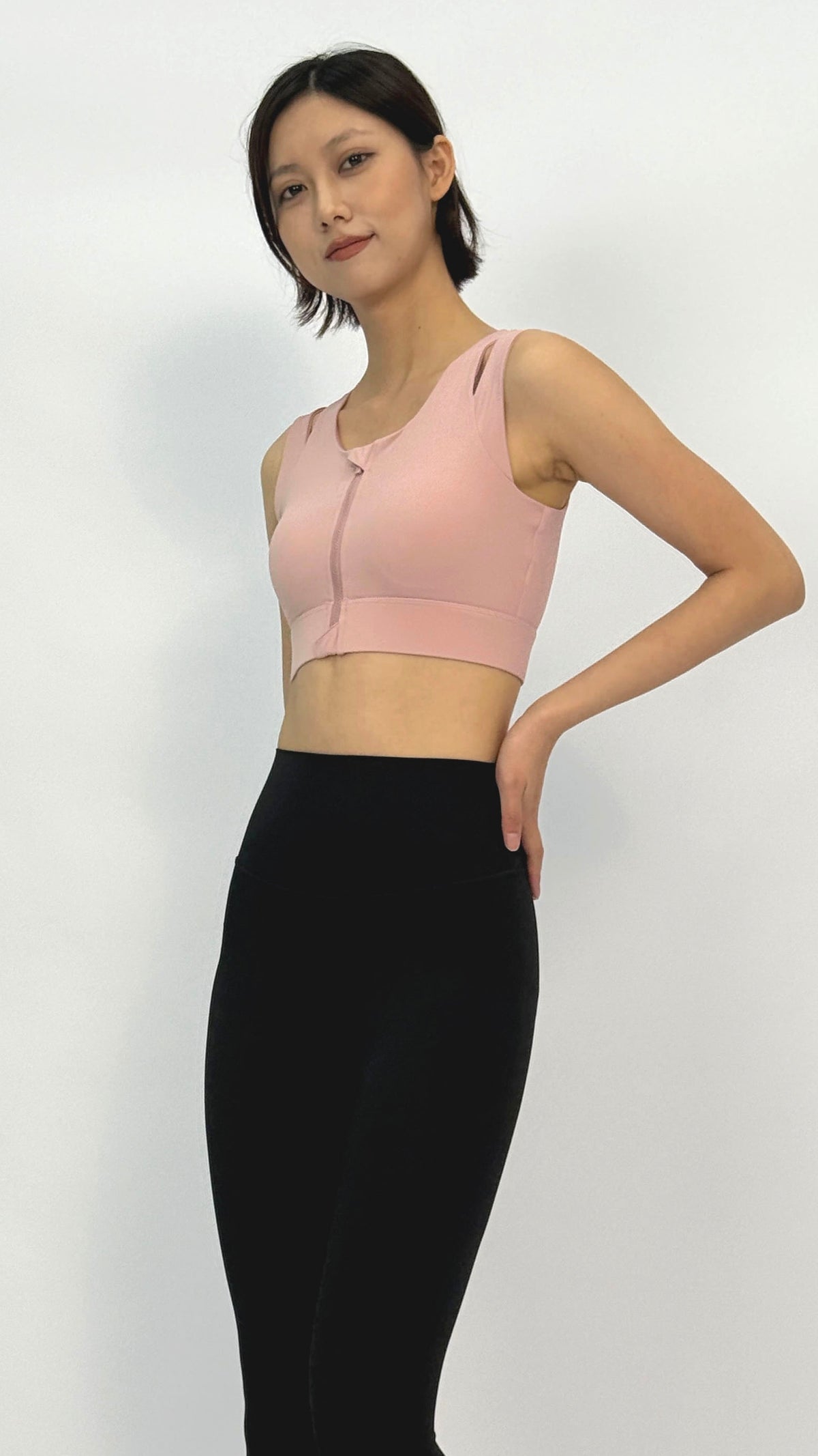 Alex Dusty Pink Crop Top
