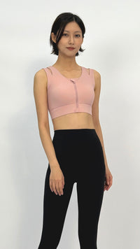 Alex Dusty Pink Crop Top