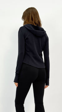 Mali Dark Navy Hooded Jacket
