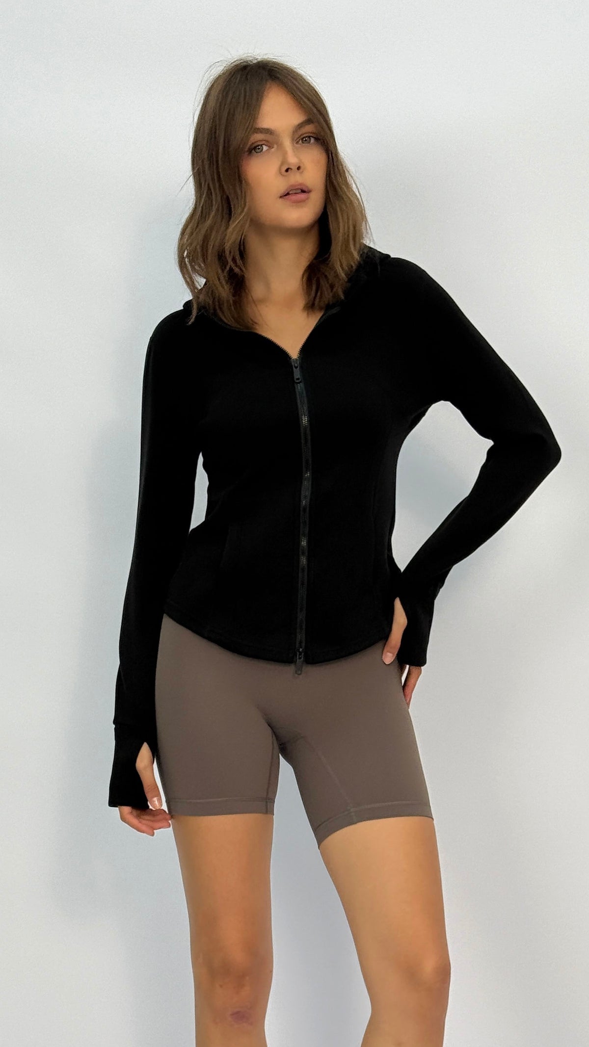 Mali Black Hooded Jacket