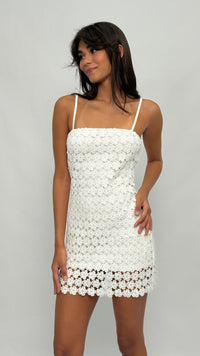 Prim Floral Lace Dress