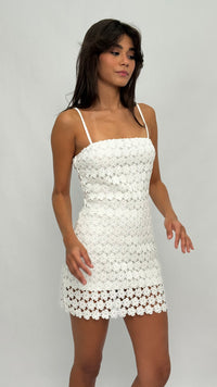 Prim Floral Lace Dress