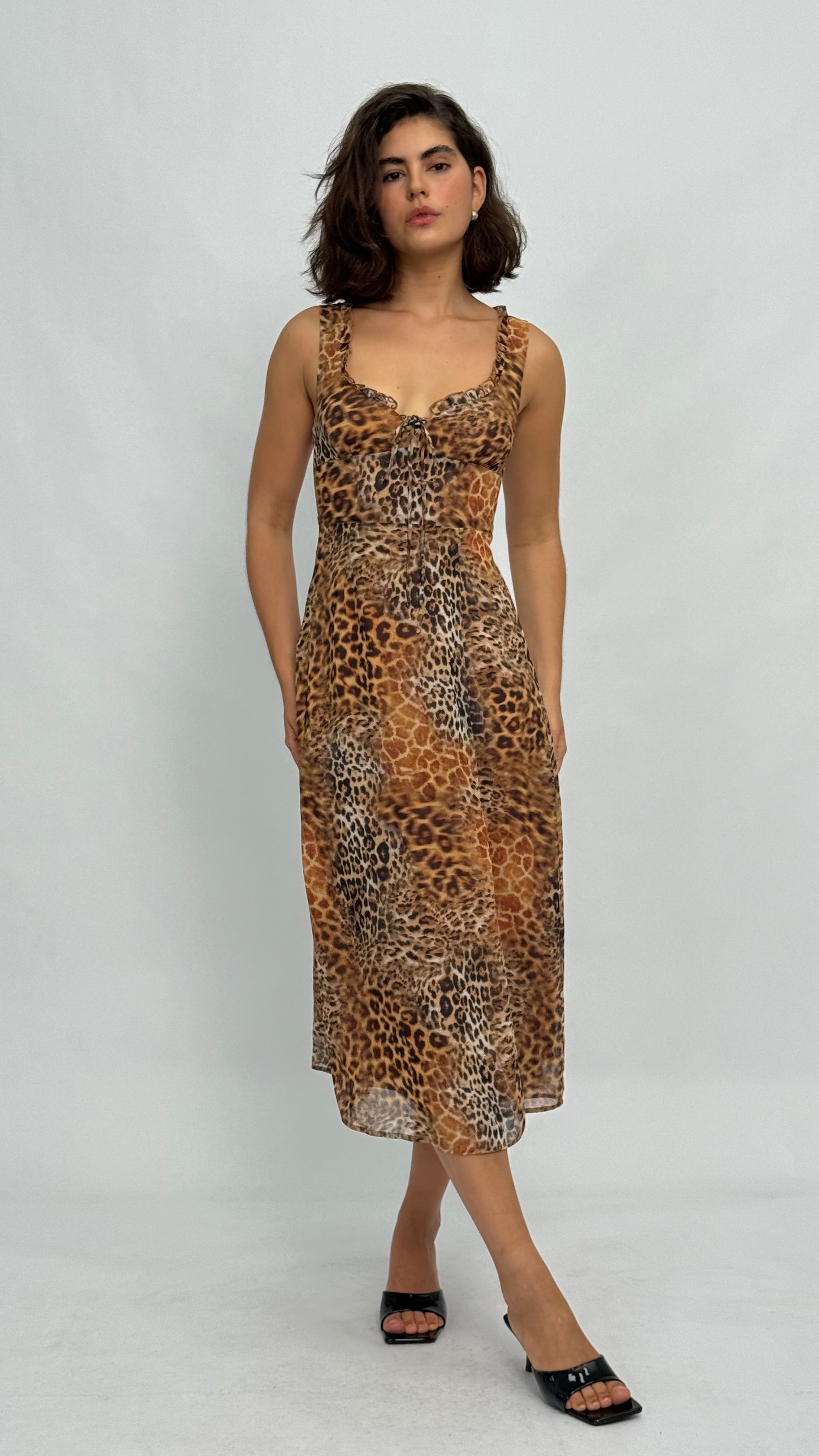 Becca Leopard Print Dress