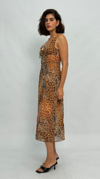 Becca Leopard Print Dress