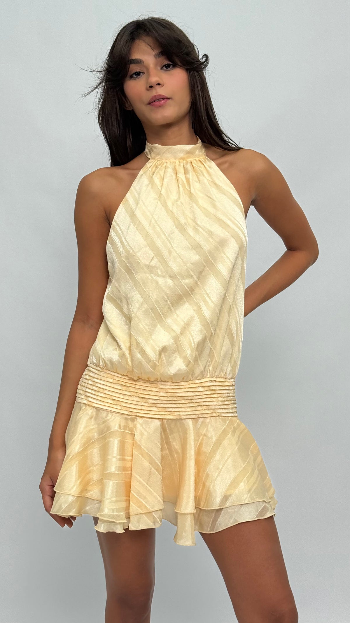 Priscilla Halter Dress