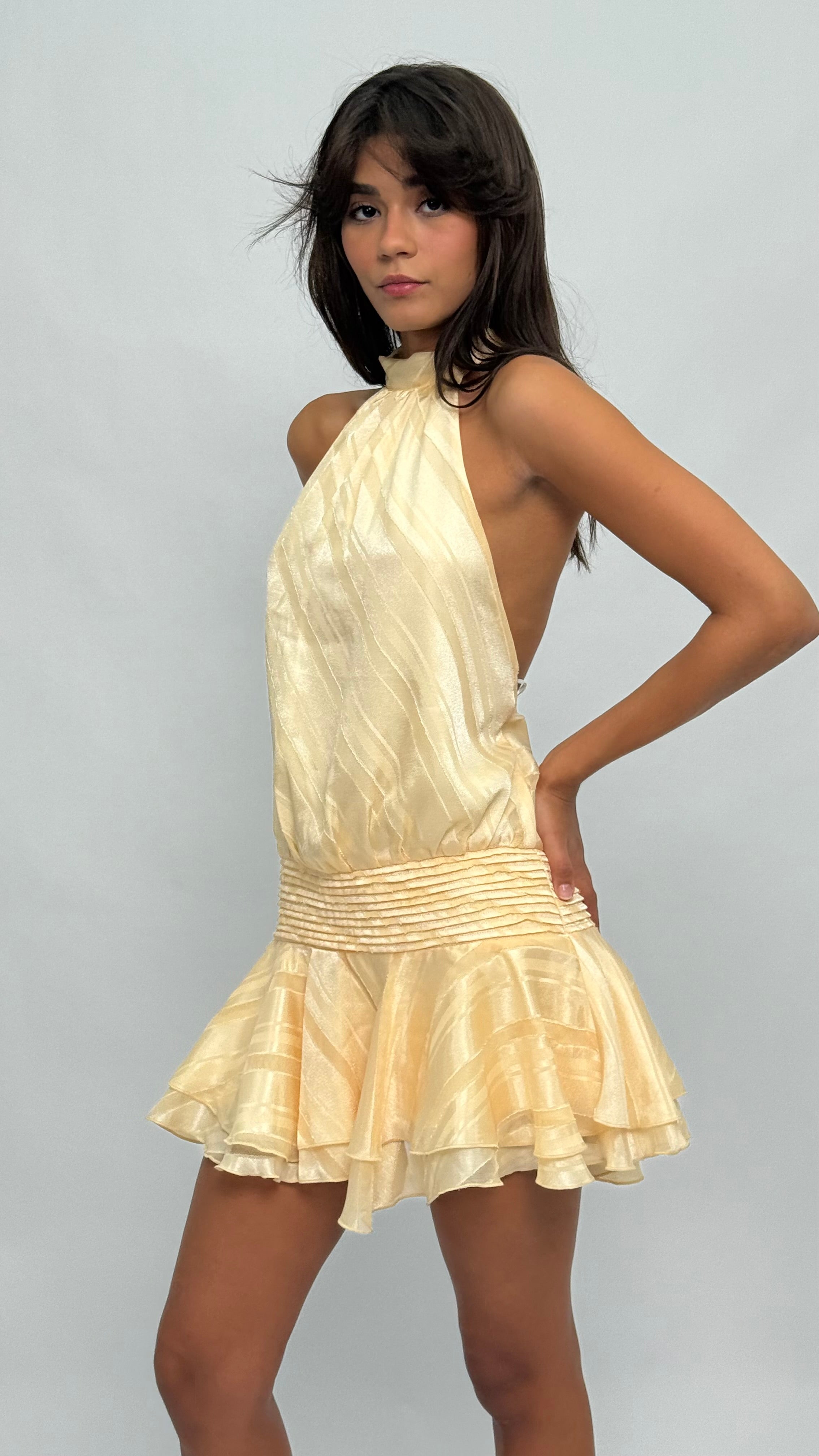 Priscilla Halter Dress