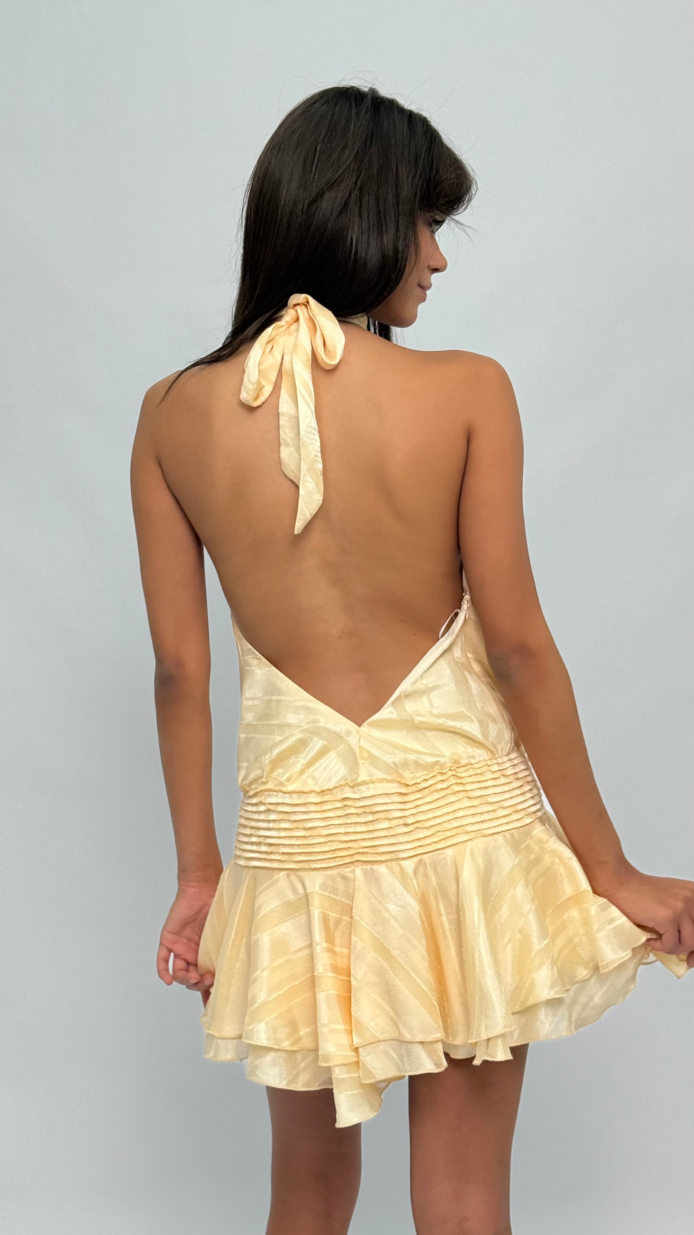 Priscilla Halter Dress