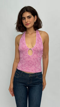 Cara Keyhole Halter Top