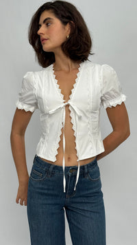 Suzy Front Tie Top