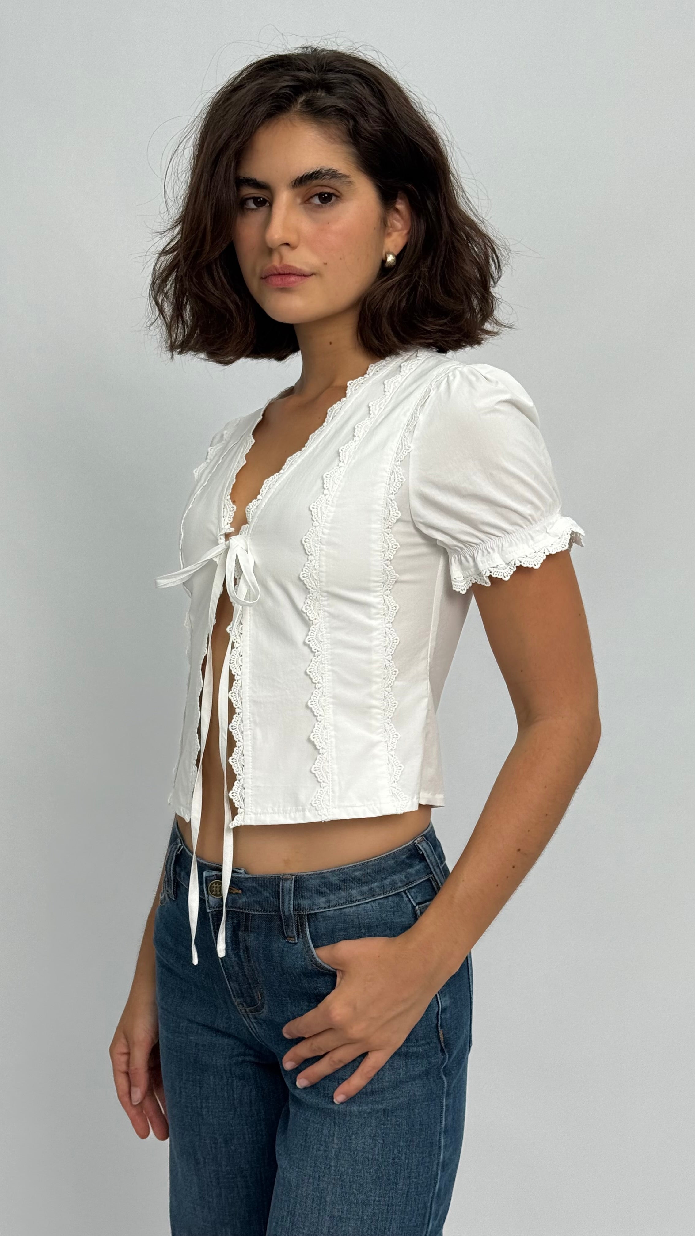 Suzy Front Tie Top