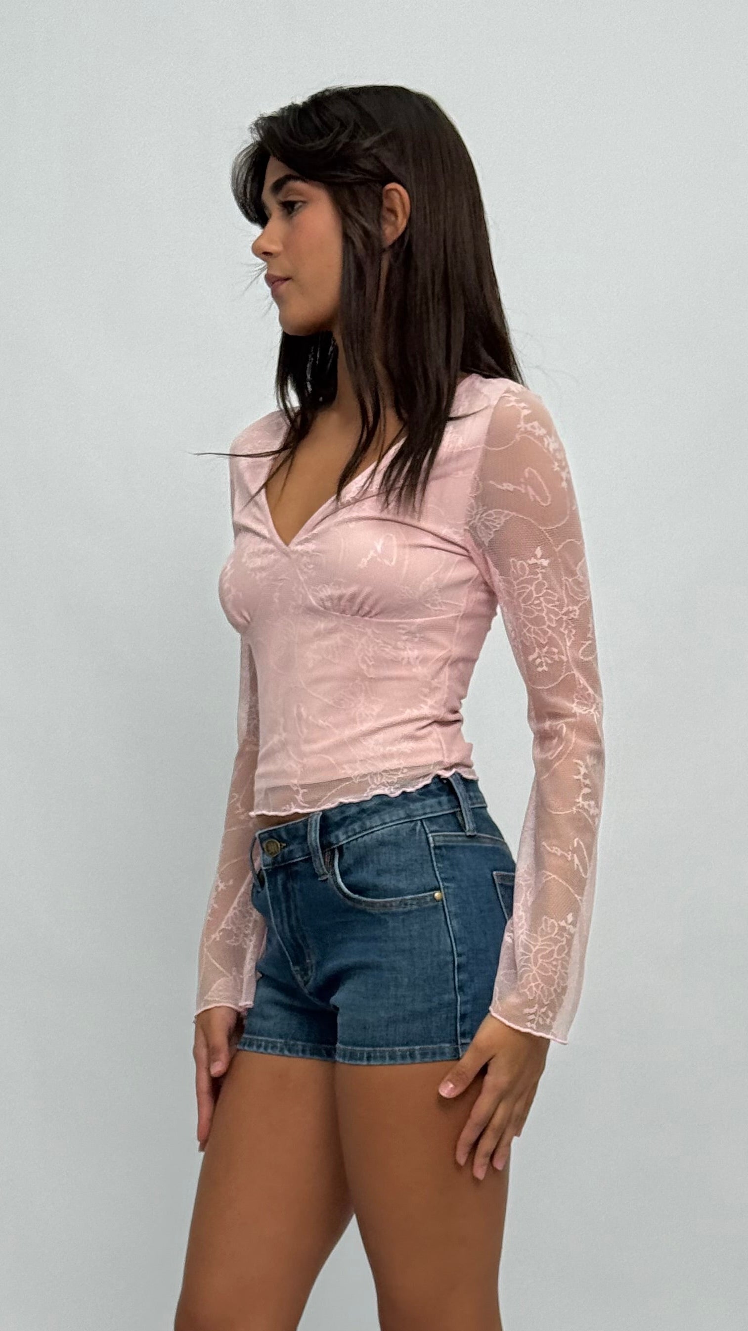 Melanie Pink Floral Top