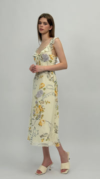 Spring Garden Midi Dress