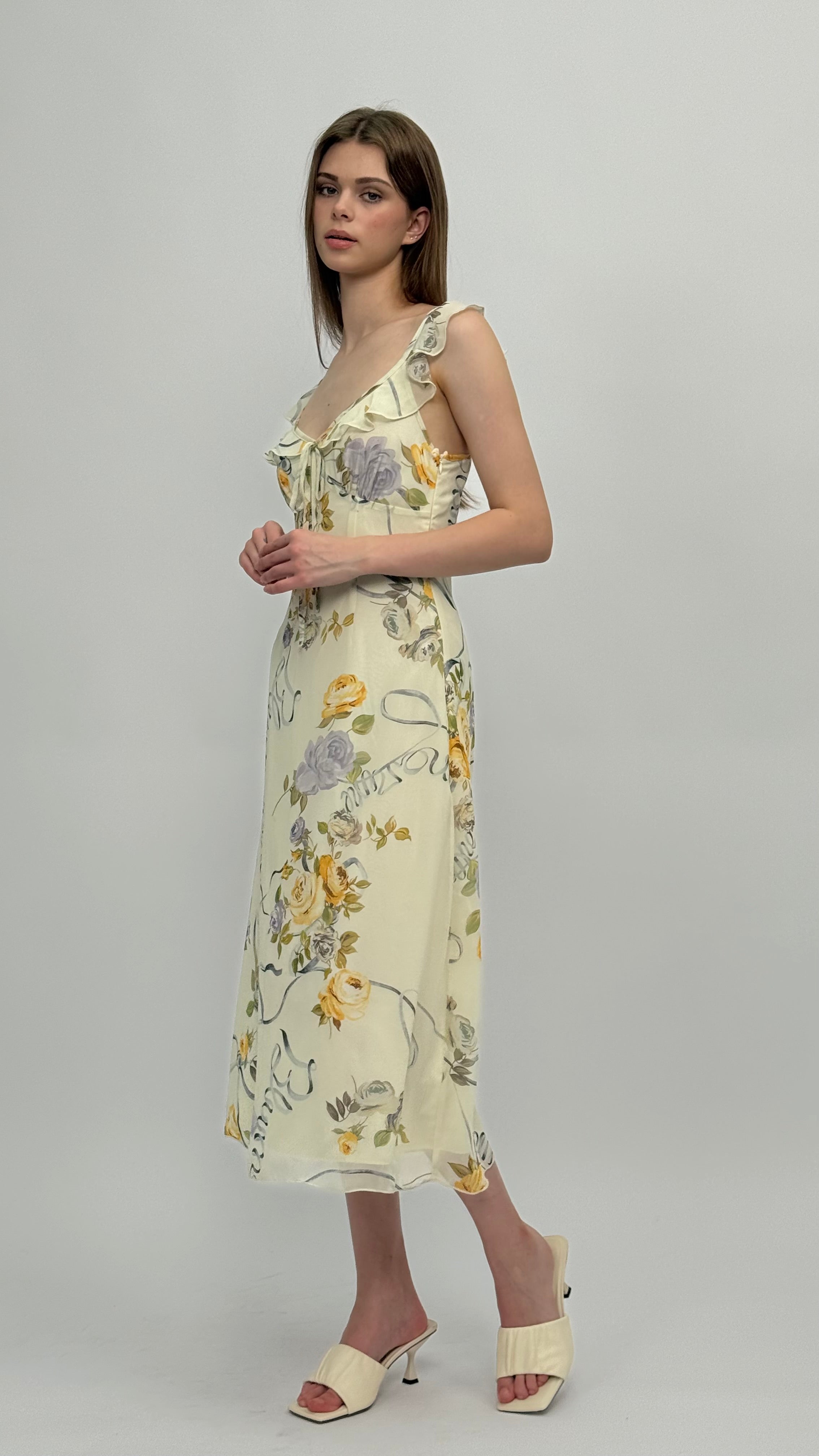 Spring Garden Midi Dress