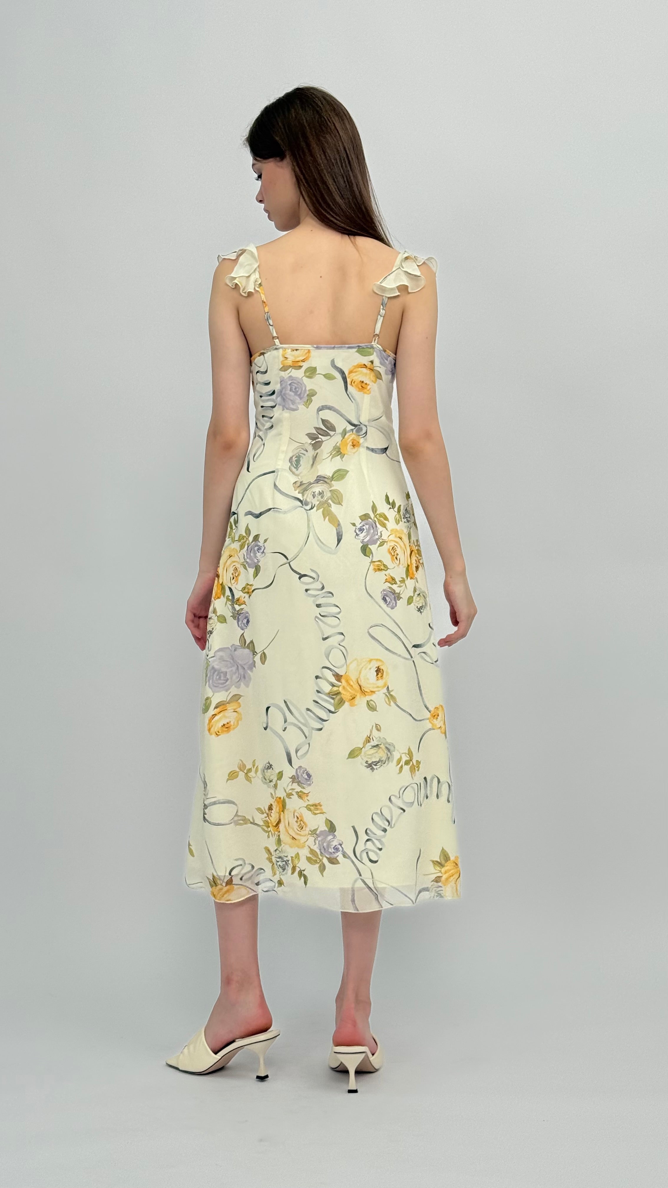 Spring Garden Midi Dress
