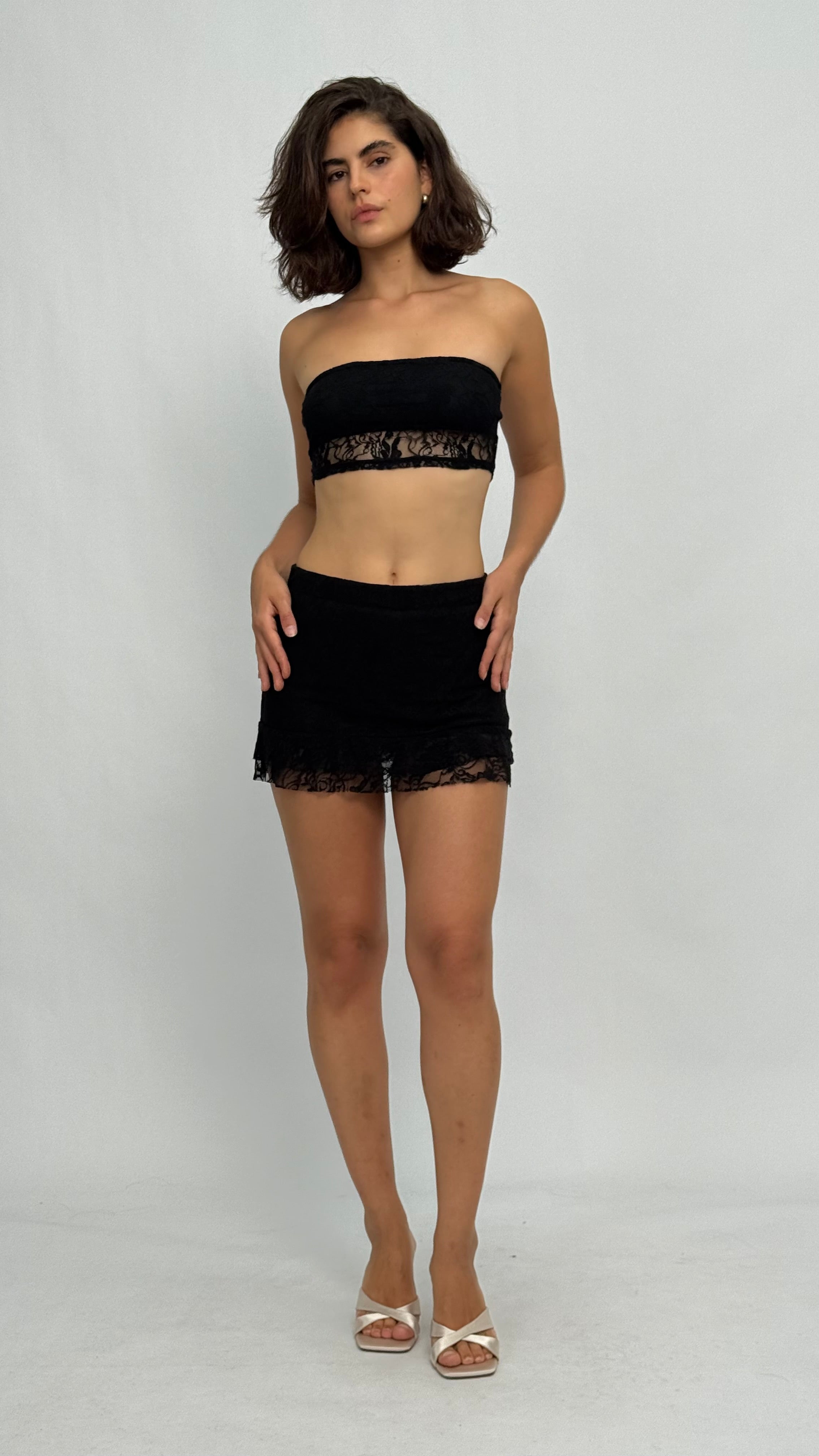 Leah Lace Skirt Set