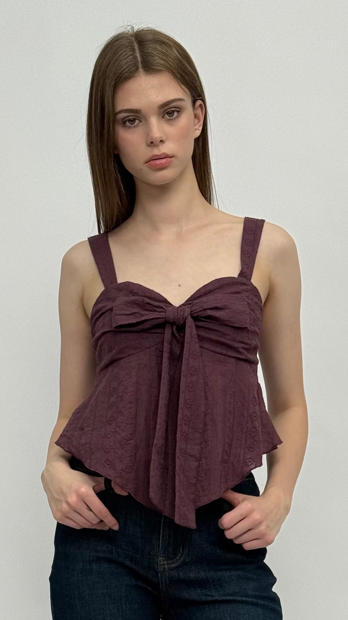 Lorraine Front Bow Top