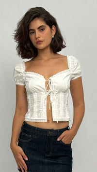 Madelyn Front Tie Top