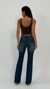 Taylor Mid-Waist Bootcut Jeans