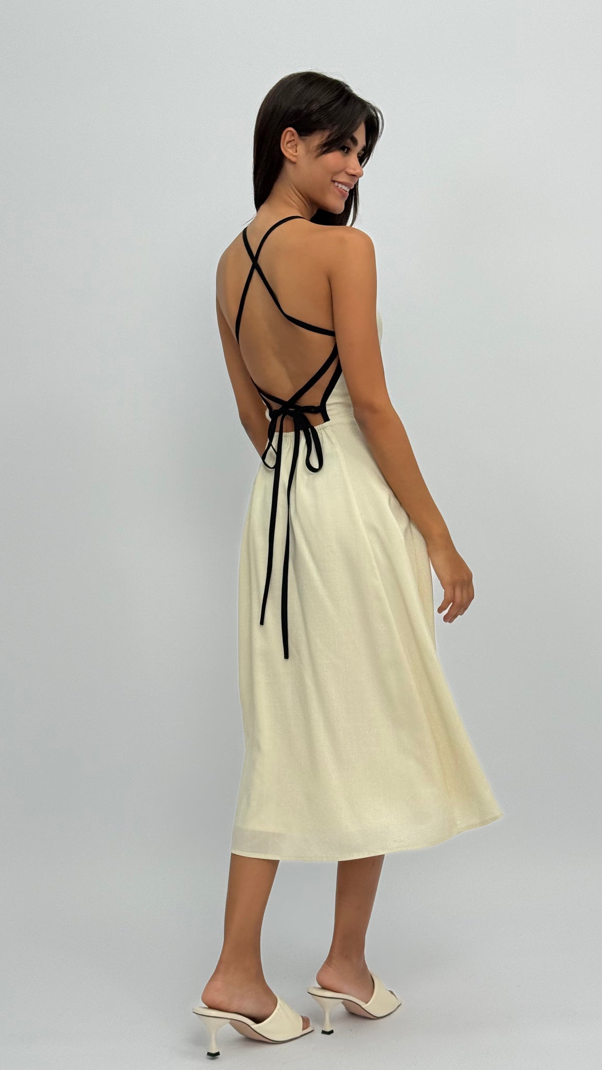 Kendall Contrast Midi Dress