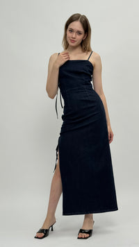Khloe Denim Maxi Dress