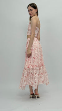 Priscilla Floral Maxi Skirt Set
