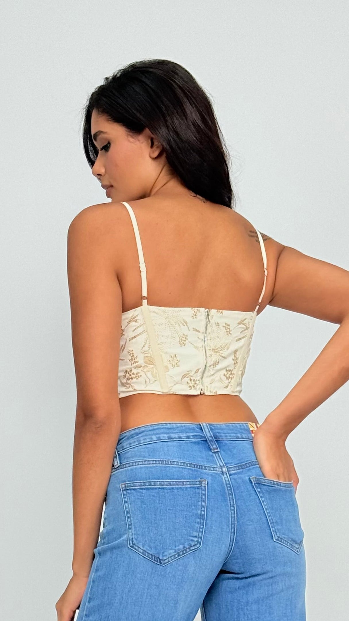 Gracie Floral Corset Top